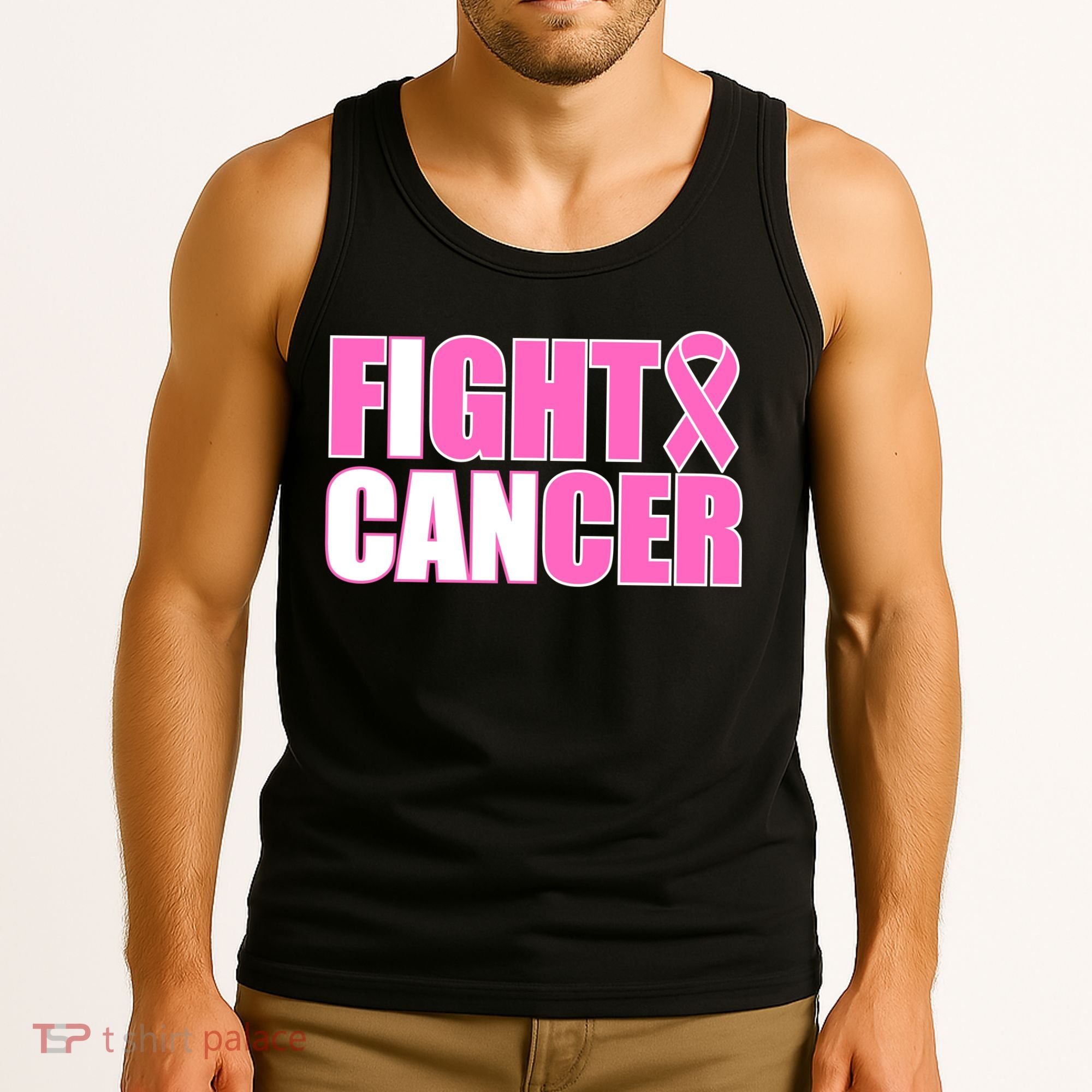 I Can Fight Cancer Breast Cancer Awareness Tank Top