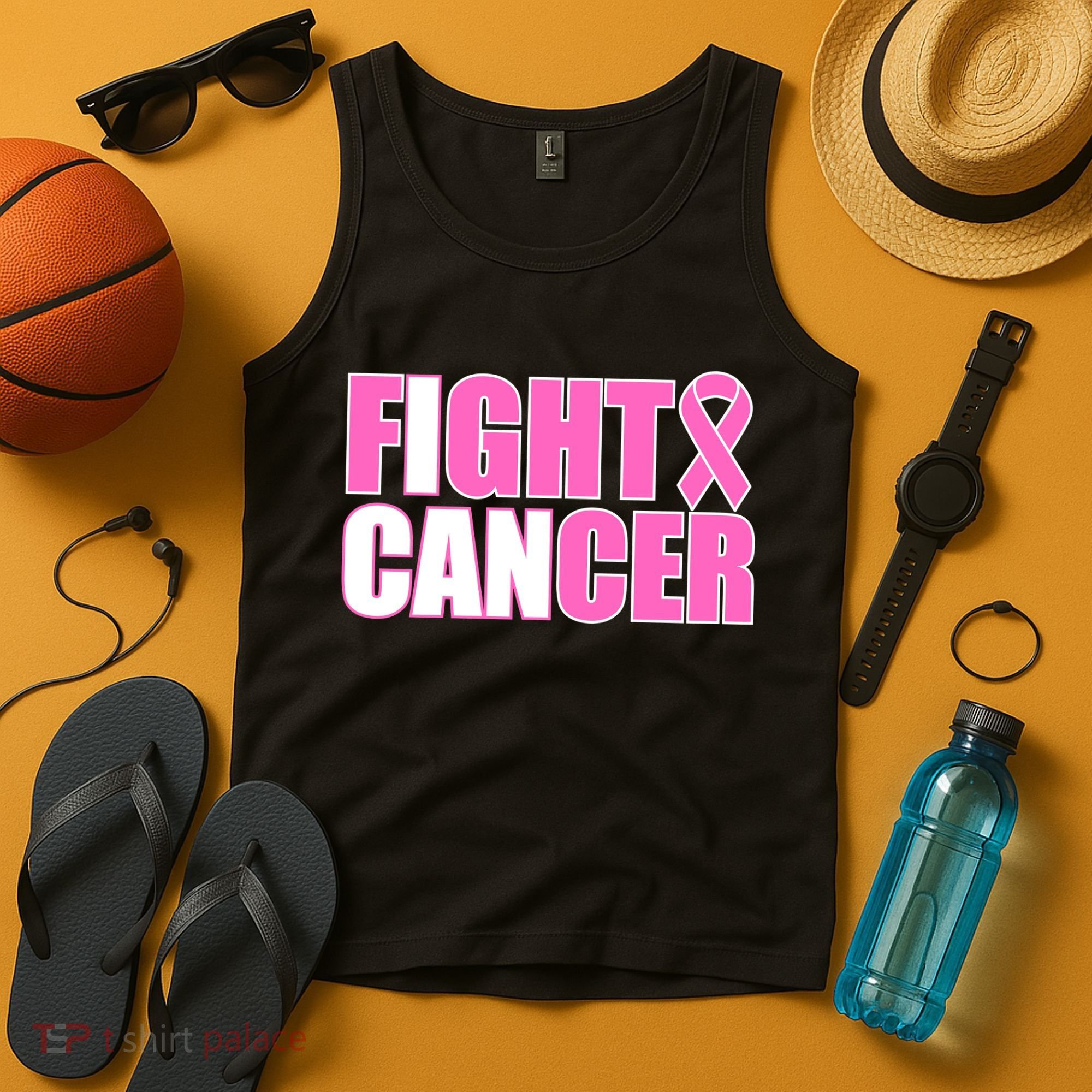 I Can Fight Cancer Breast Cancer Awareness Tank Top