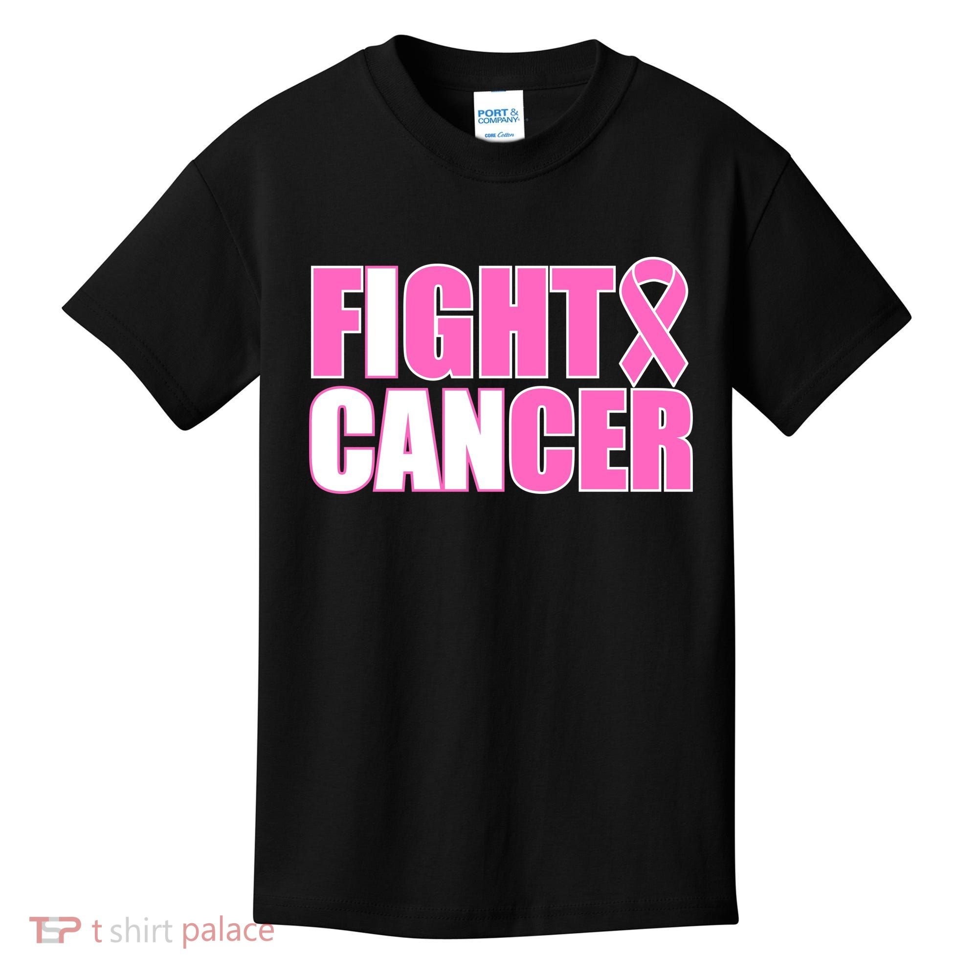 I Can Fight Cancer Breast Cancer Awareness Kids T-Shirt