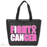 I Can Fight Cancer Breast Cancer Awareness Tote Bag thumb 0