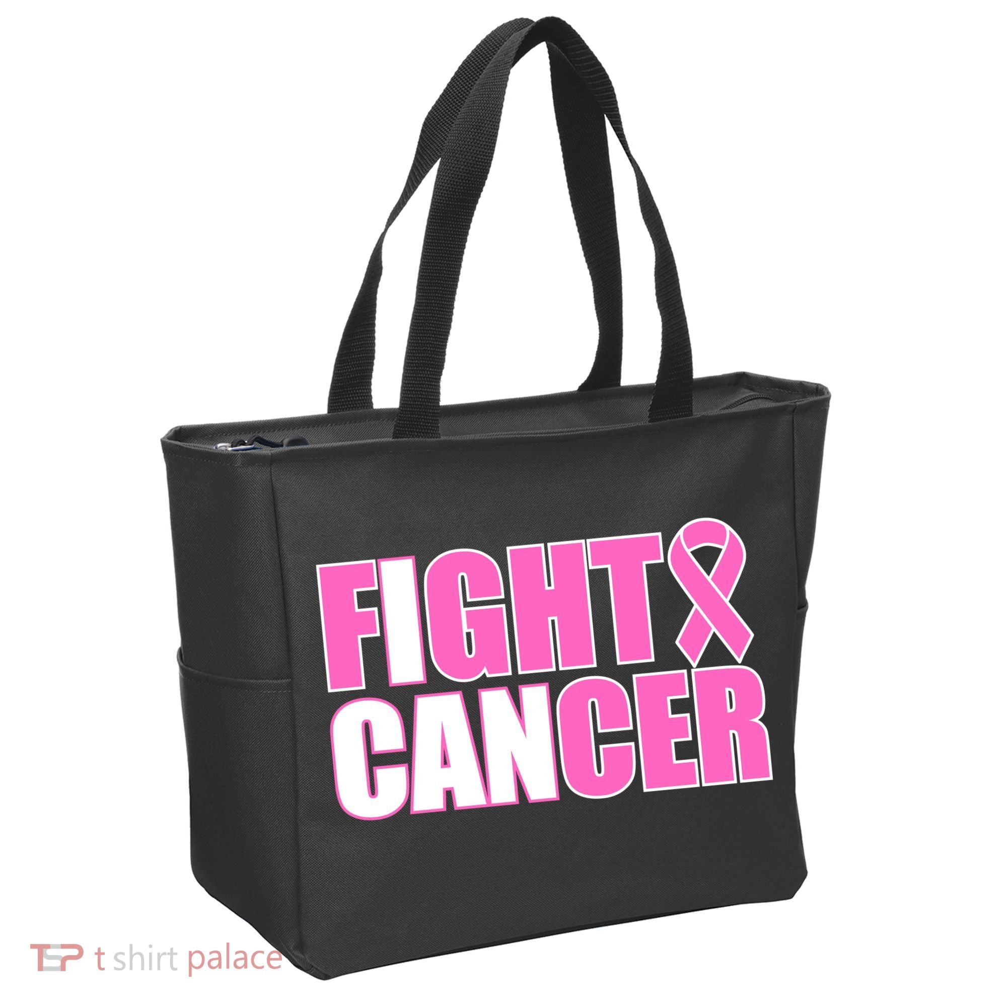 I Can Fight Cancer Breast Cancer Awareness Tote Bag