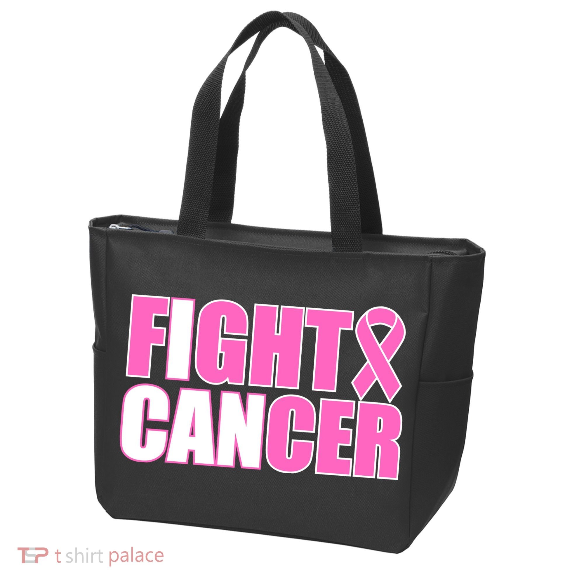 I Can Fight Cancer Breast Cancer Awareness Tote Bag