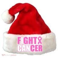 I Can Fight Cancer Breast Cancer Awareness Santa Hat thumb 0