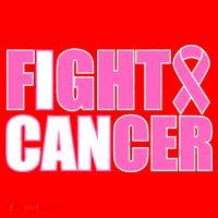 I Can Fight Cancer Breast Cancer Awareness Santa Hat thumb 1