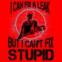 I Can Fix A Leak But Can't Fix Stupid Santa Hat thumb 1