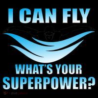 I Can Fly What's Your Superpower Swimming Coffee Mug thumb 5