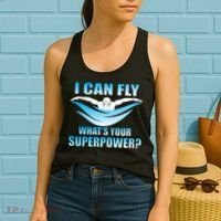I Can Fly What's Your Superpower Swimming Women's Tank Top thumb 2
