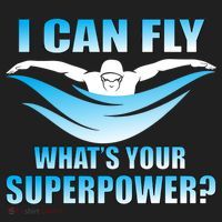 I Can Fly What's Your Superpower Swimming Hat thumb 2