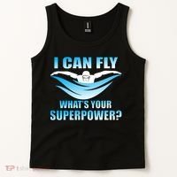 I Can Fly What's Your Superpower Swimming Tank Top thumb 2