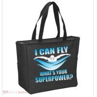 I Can Fly What's Your Superpower Swimming Tote Bag thumb 2