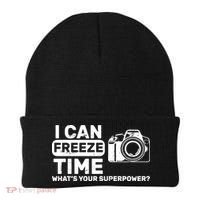 I Can Freeze Time What's Your Superpower? Beanie thumb 0