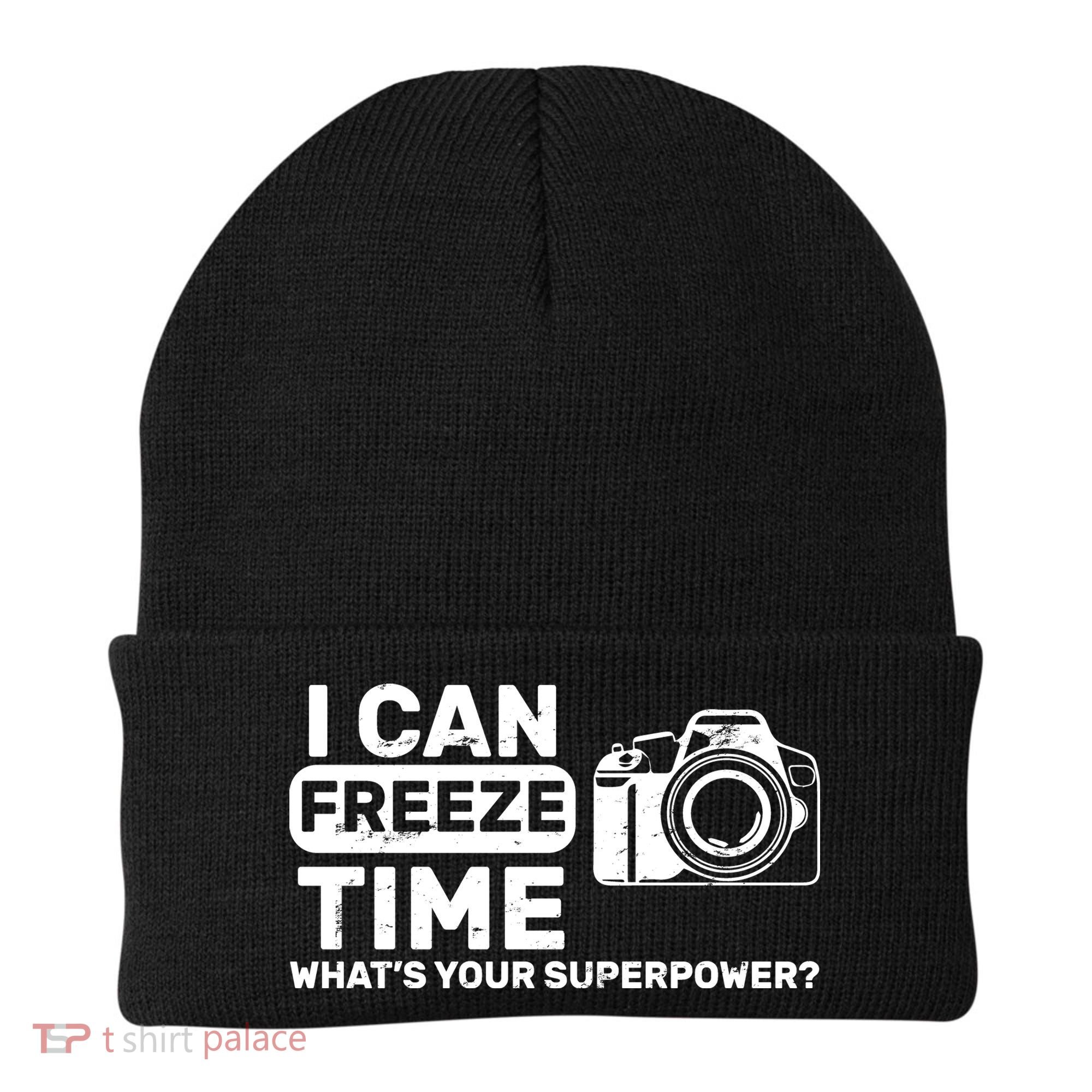 I Can Freeze Time What's Your Superpower? Beanie