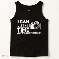 I Can Freeze Time What's Your Superpower? Tank Top thumb 2