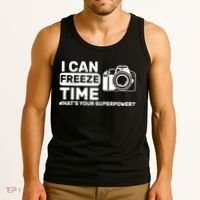 I Can Freeze Time What's Your Superpower? Tank Top thumb 3