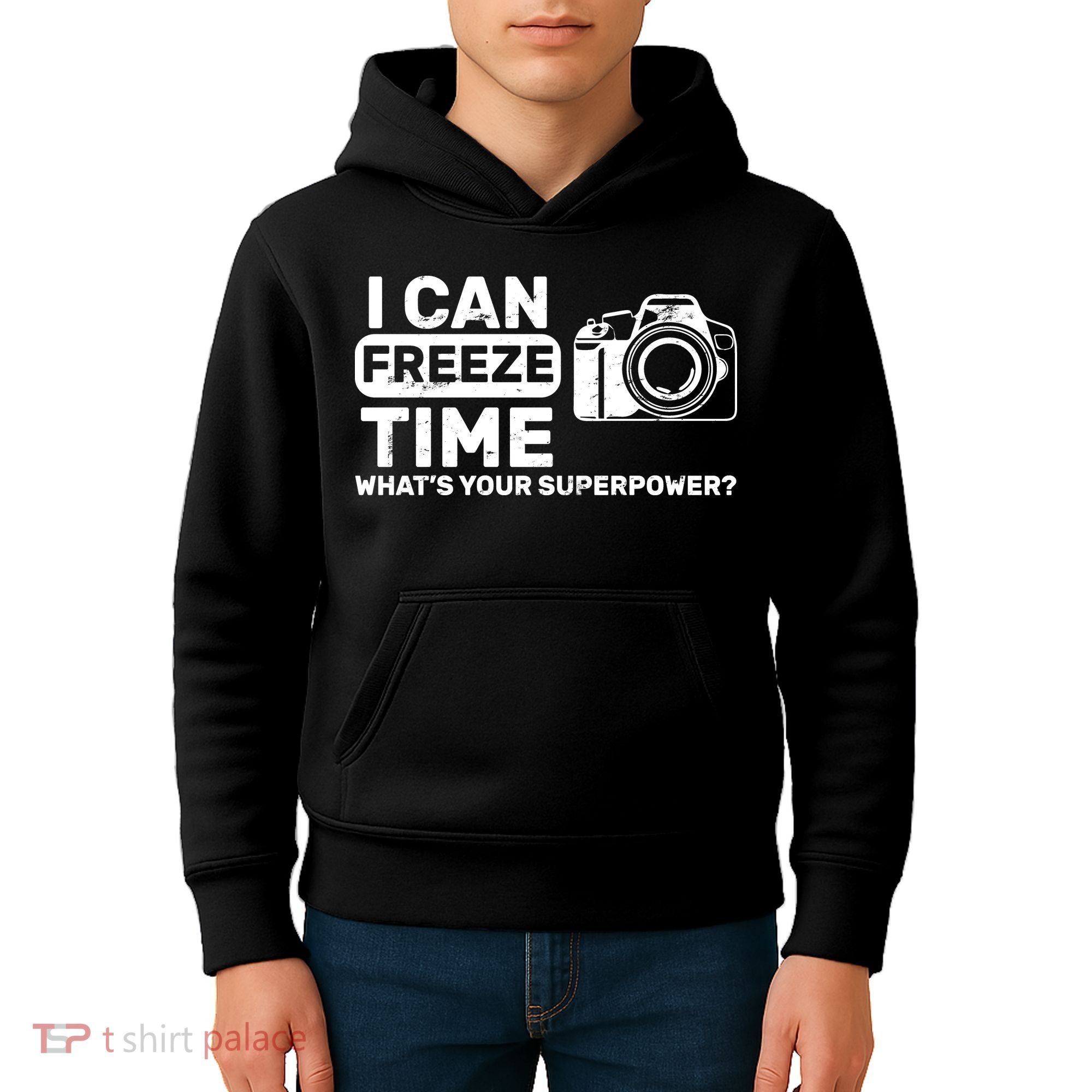 I Can Freeze Time What's Your Superpower? Kids Hoodie