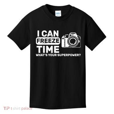I Can Freeze Time What's Your Superpower? Kids T-Shirt