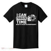 I Can Freeze Time What's Your Superpower? Kids T-Shirt thumb 0