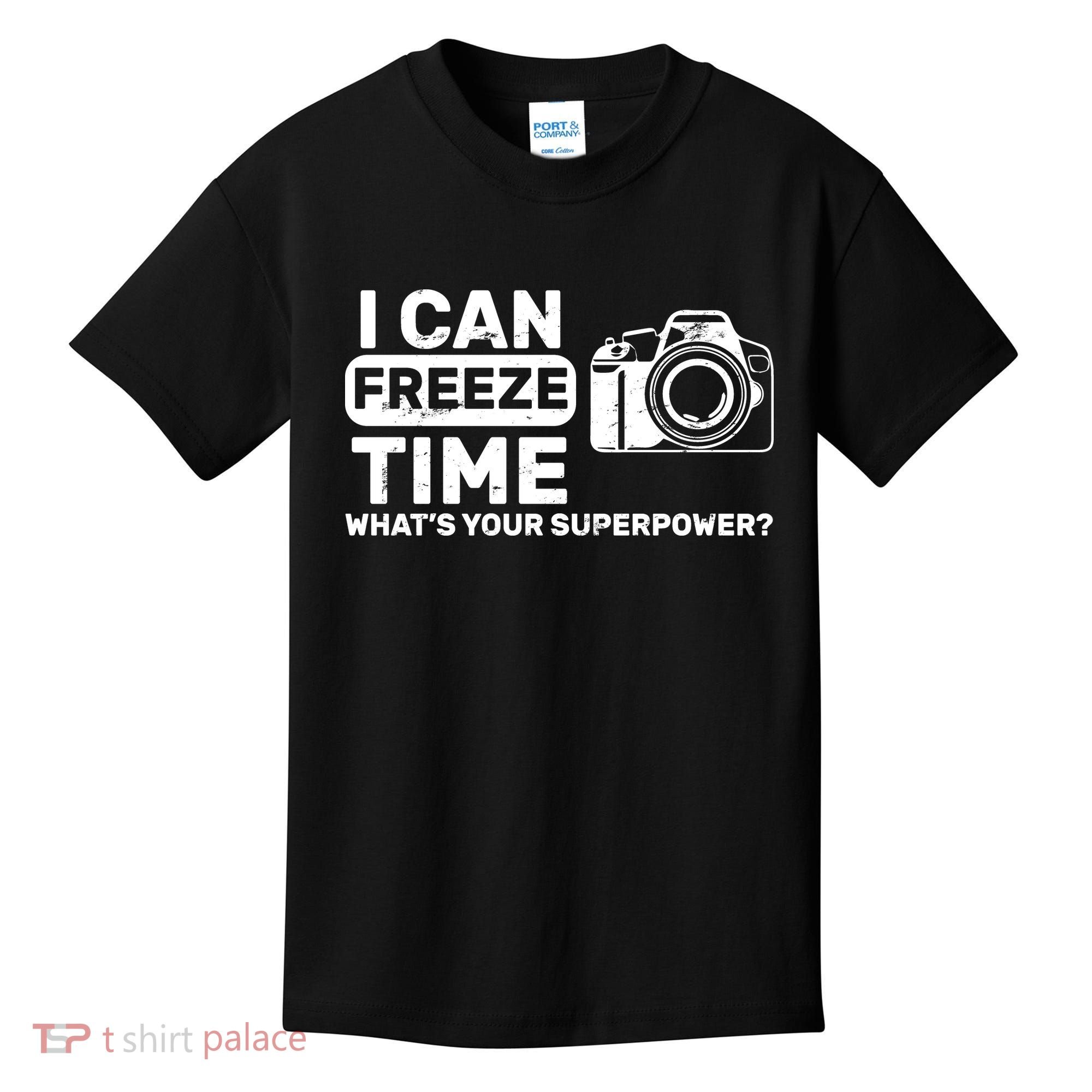 I Can Freeze Time What's Your Superpower? Kids T-Shirt