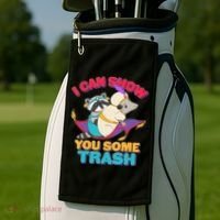 I Can Show You Some Trash Golf Towel thumb 2