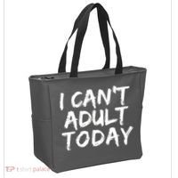 I Can't Adult Today Tote Bag thumb 2