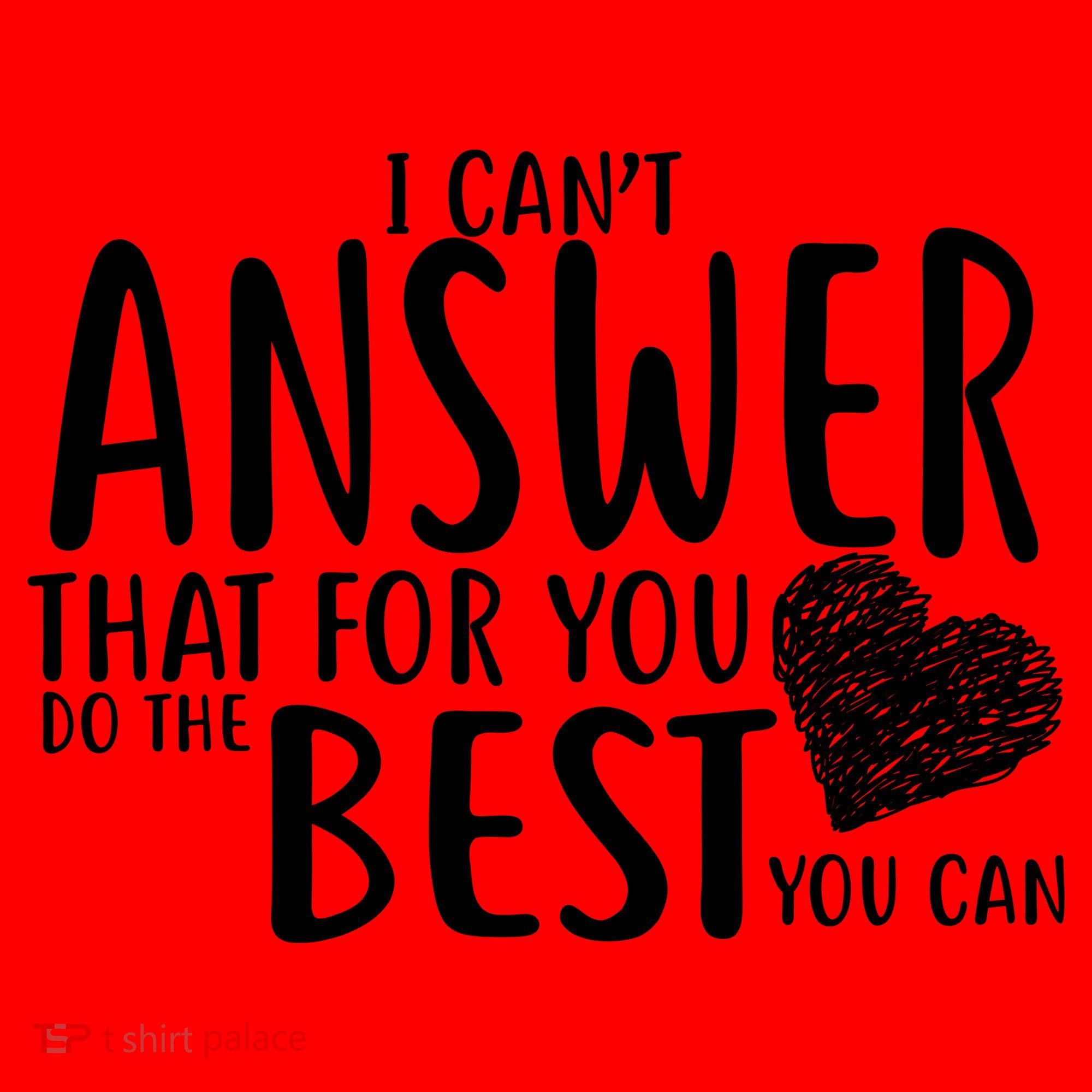 I Can't Answer That For You Do The Best You Can Santa Hat