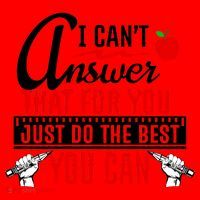 I Cant Answer That Just Do The Best You Can Santa Hat thumb 1
