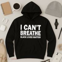 I Can't Breathe Black Lives Matter Hoodie thumb 3