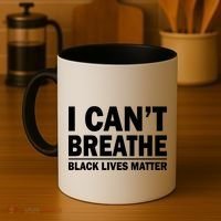 I Can't Breathe Black Lives Matter Coffee Mug thumb 4