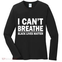 I Can't Breathe Black Lives Matter Women's Long Sleeve Shirt thumb 0