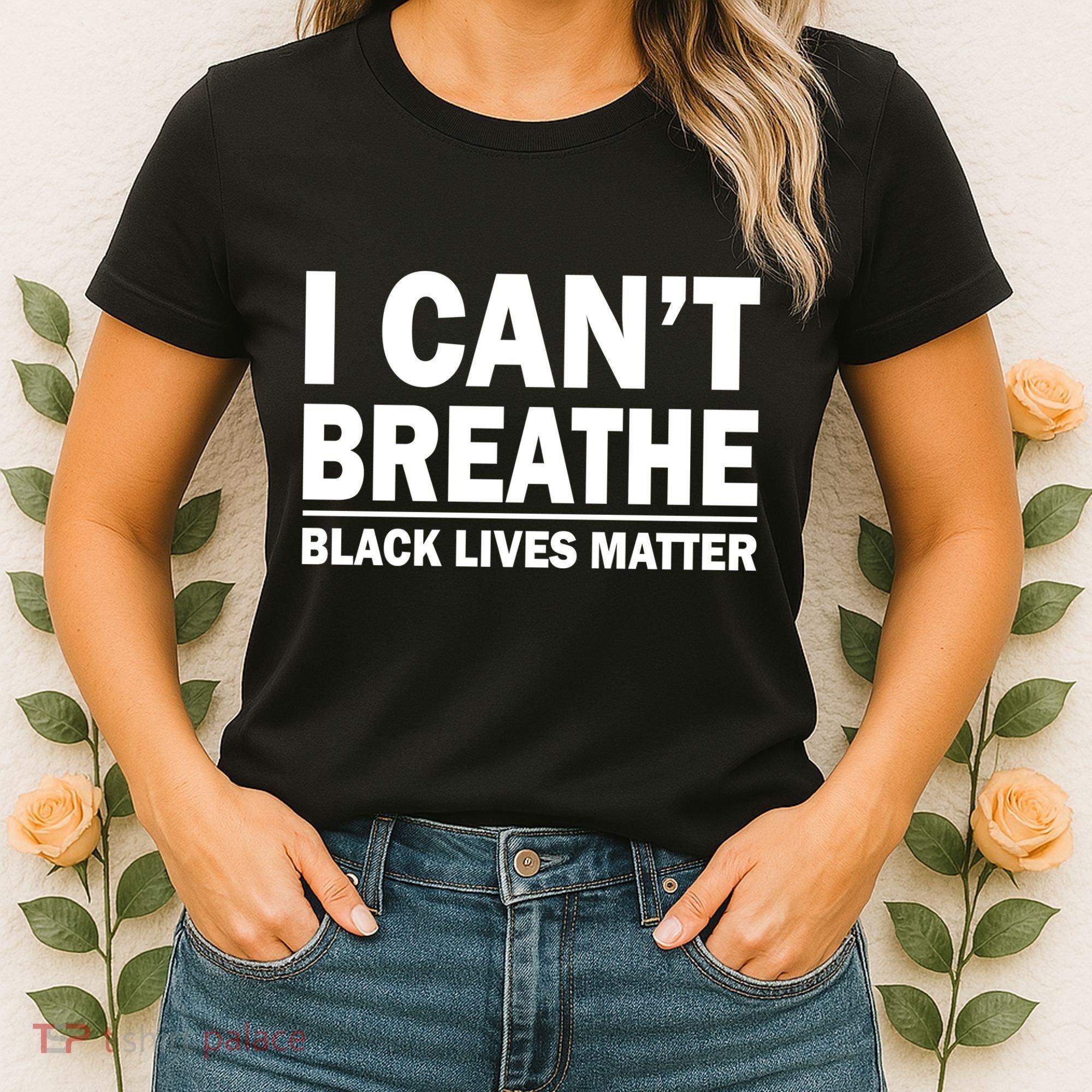 I Can't Breathe Black Lives Matter Women's T-Shirt