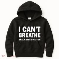 I Can't Breathe Black Lives Matter Kids Hoodie thumb 0