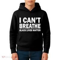 I Can't Breathe Black Lives Matter Kids Hoodie thumb 4