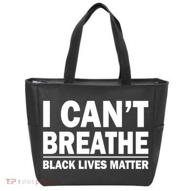 I Can't Breathe Black Lives Matter Tote Bag