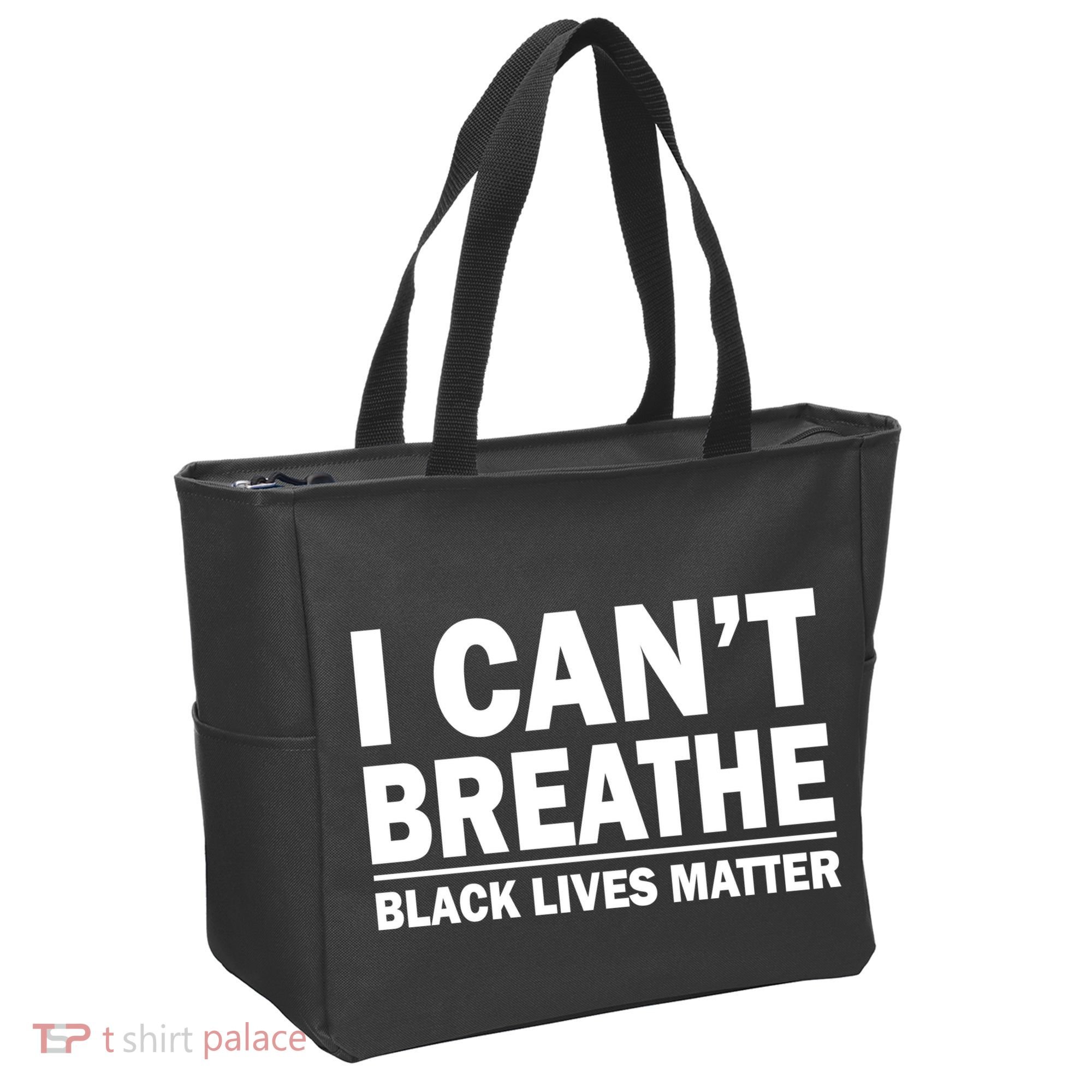 I Can't Breathe Black Lives Matter Tote Bag