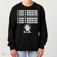 I Can't Breathe Black Lives Matter BLM Fist Women's Sweatshirt thumb 0