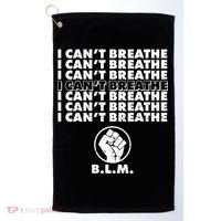 I Can't Breathe Black Lives Matter BLM Fist Golf Towel thumb 0