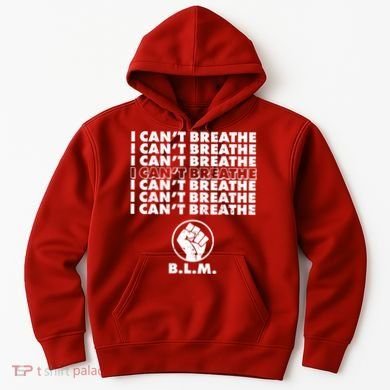 I Can't Breathe Black Lives Matter BLM Fist Hoodie