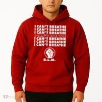 I Can't Breathe Black Lives Matter BLM Fist Hoodie thumb 2