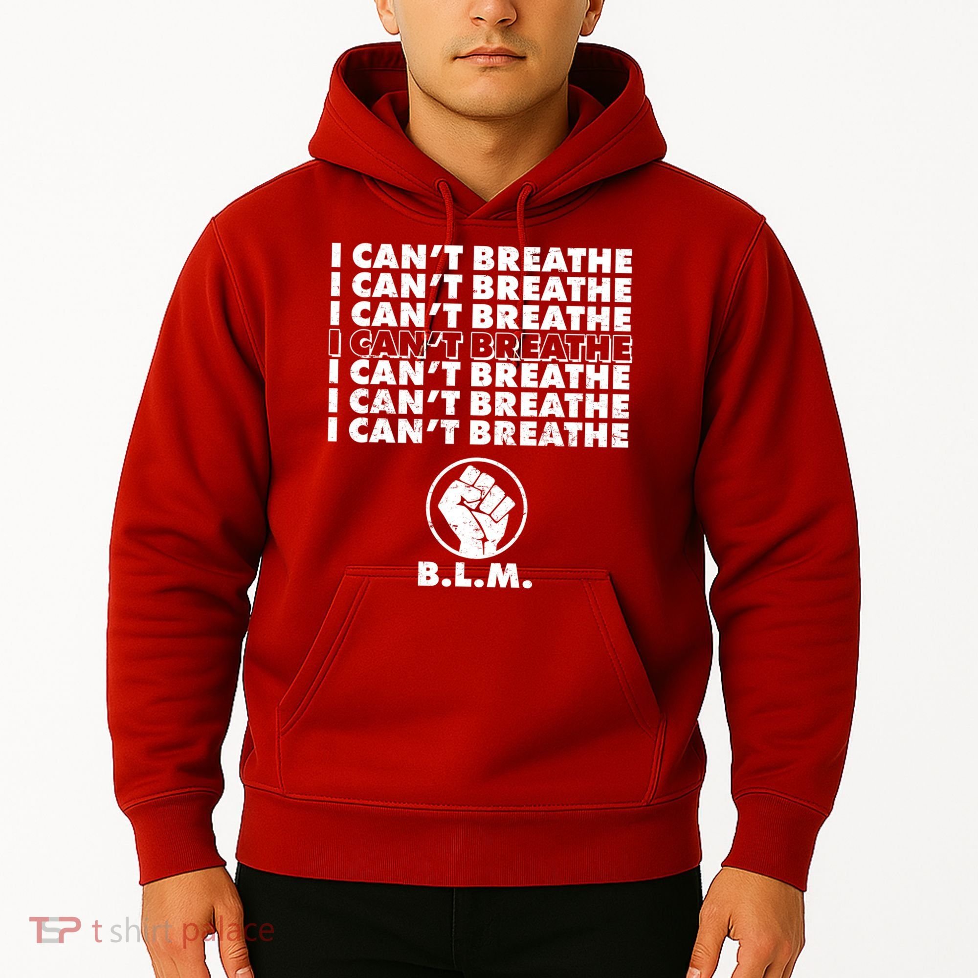 I Can't Breathe Black Lives Matter BLM Fist Hoodie