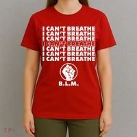 I Can't Breathe Black Lives Matter BLM Fist T-Shirt thumb 4