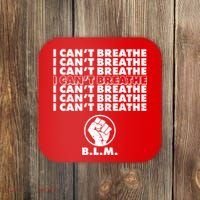 I Can't Breathe Black Lives Matter BLM Fist Coaster thumb 0