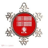 I Can't Breathe Black Lives Matter BLM Fist Ornament thumb 0