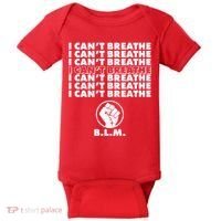 I Can't Breathe Black Lives Matter BLM Fist Baby Bodysuit thumb 0