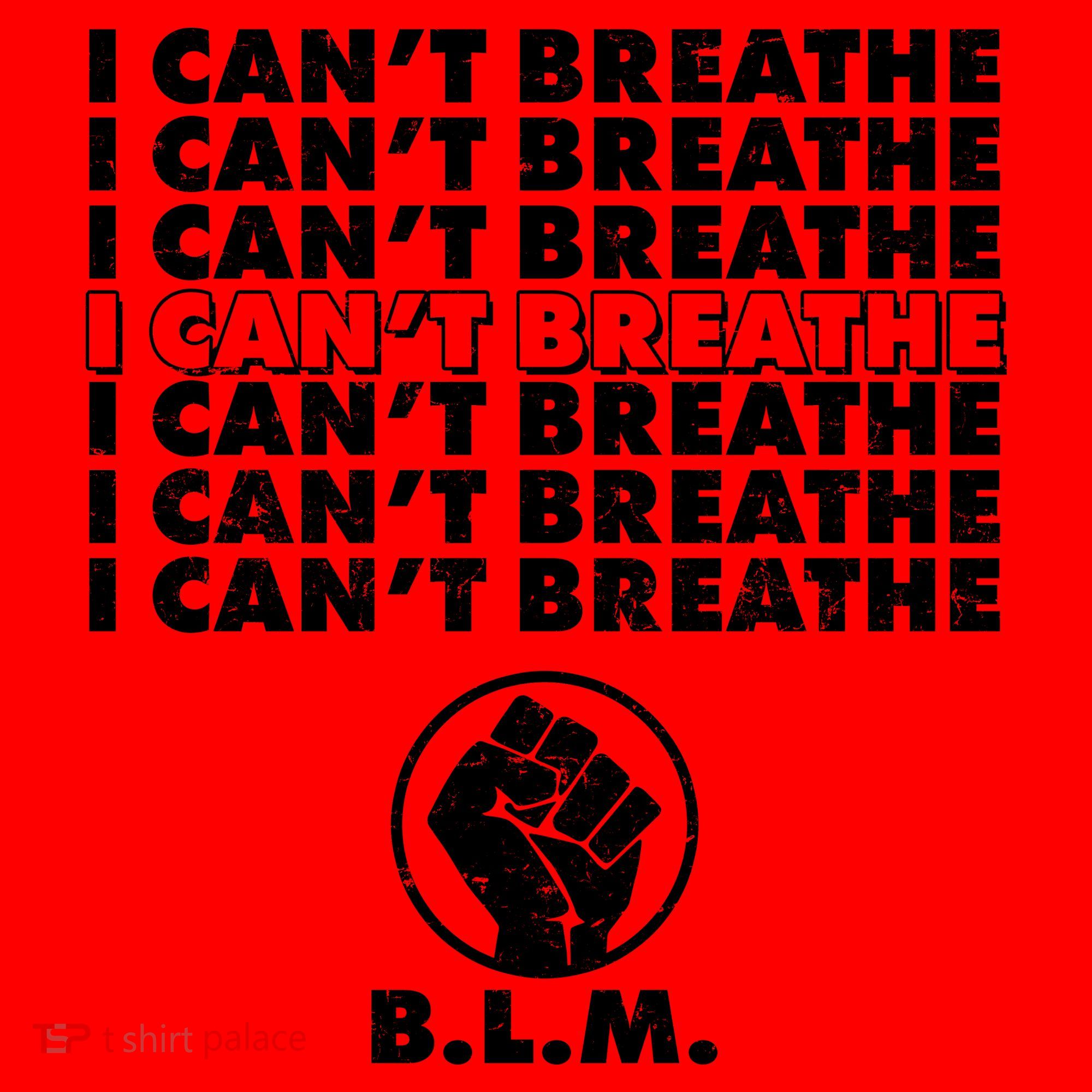 I Can't Breathe Black Lives Matter BLM Fist Santa Hat