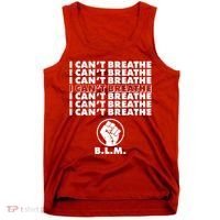 I Can't Breathe Black Lives Matter BLM Fist Tank Top thumb 0