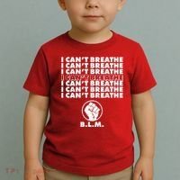 I Can't Breathe Black Lives Matter BLM Fist Toddler T-Shirt thumb 2