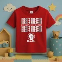 I Can't Breathe Black Lives Matter BLM Fist Toddler T-Shirt thumb 3
