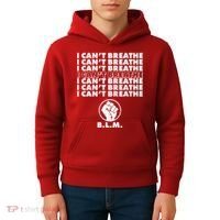 I Can't Breathe Black Lives Matter BLM Fist Kids Hoodie thumb 4