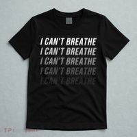 I Can't Breathe Fading Word Print T-Shirt thumb 5