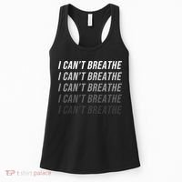 I Can't Breathe Fading Word Print Women's Tank Top thumb 0